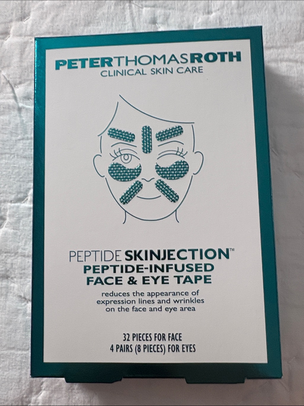Peter Thomas Roth Peptide Skinjection Face & Eye Tape New In Box